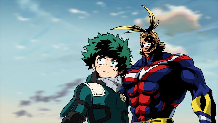 My Hero Academia — All Might and Deku