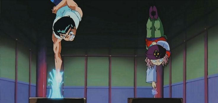 Yu Yu Hakusho — Genkai and Yusuke
