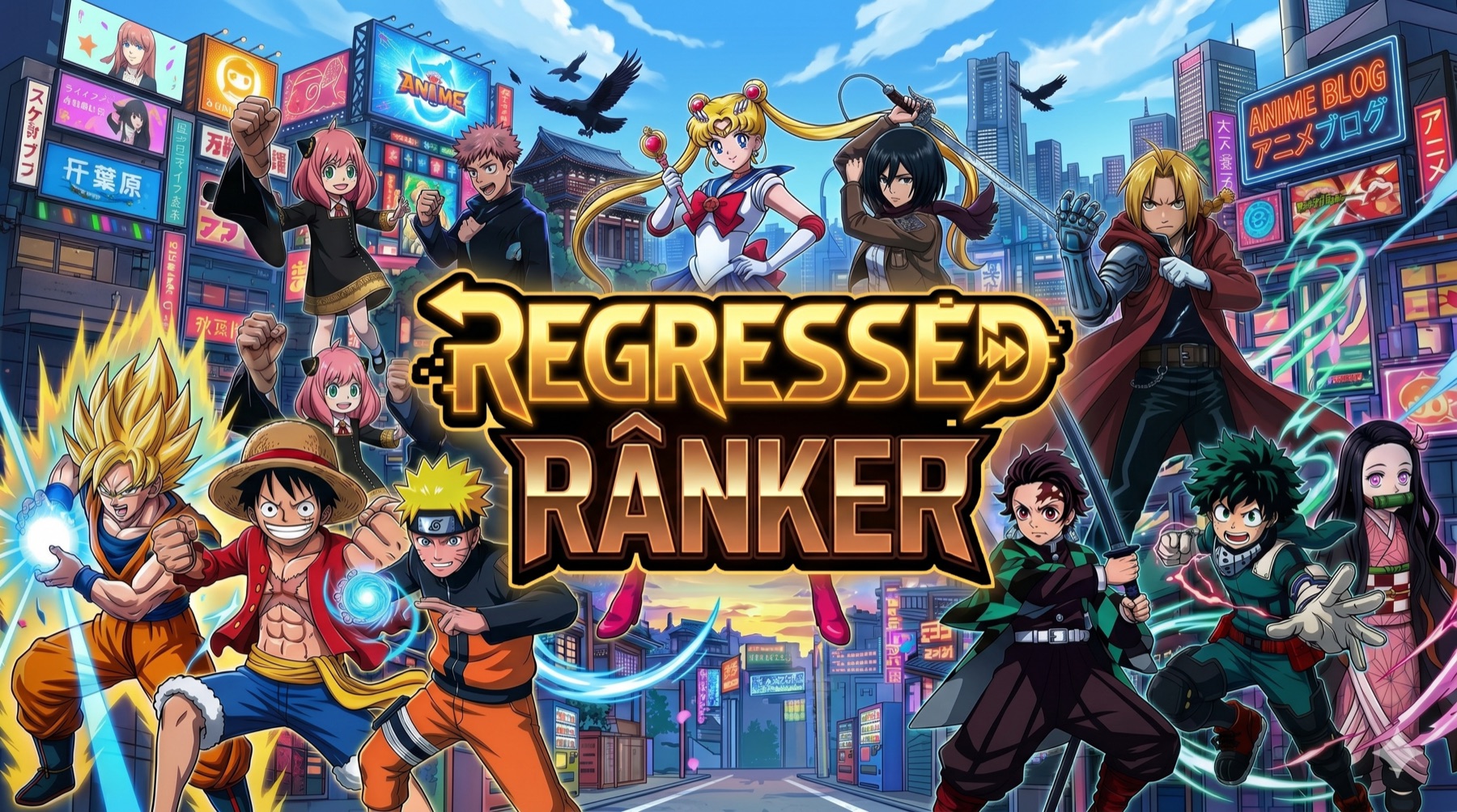Regressed Ranker anime, manga, and manhua banner